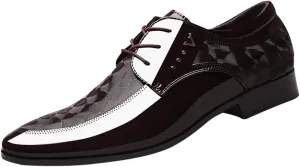 Men Pointed Dress Shoes Comfortable Formal Casual Suit Comfortable Shoes Dress Business Oxford Shoes for Men Black Sole