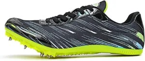 Men Spikes Track Shoes Sprint Youth Track and Field Shoes Professional Jumping Running Race Training Athletic Shoes Lightweight Breathable Sport Sneakers