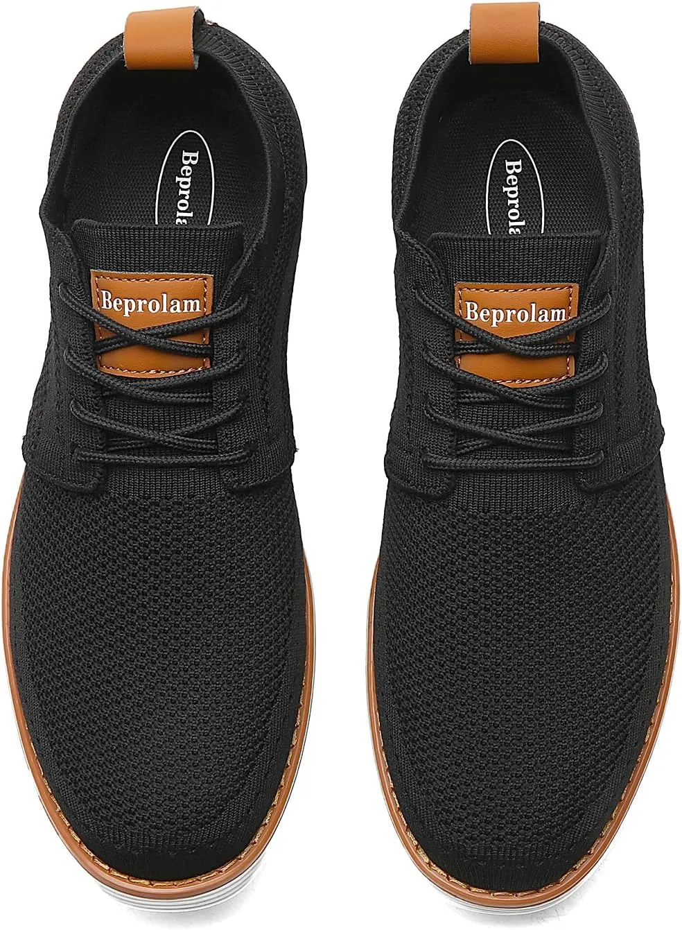 Men's Casual Shoes Comfortable Comfy Mesh Sneakers for Men Lightweight Dress Sneakers Fashion Walking Oxford