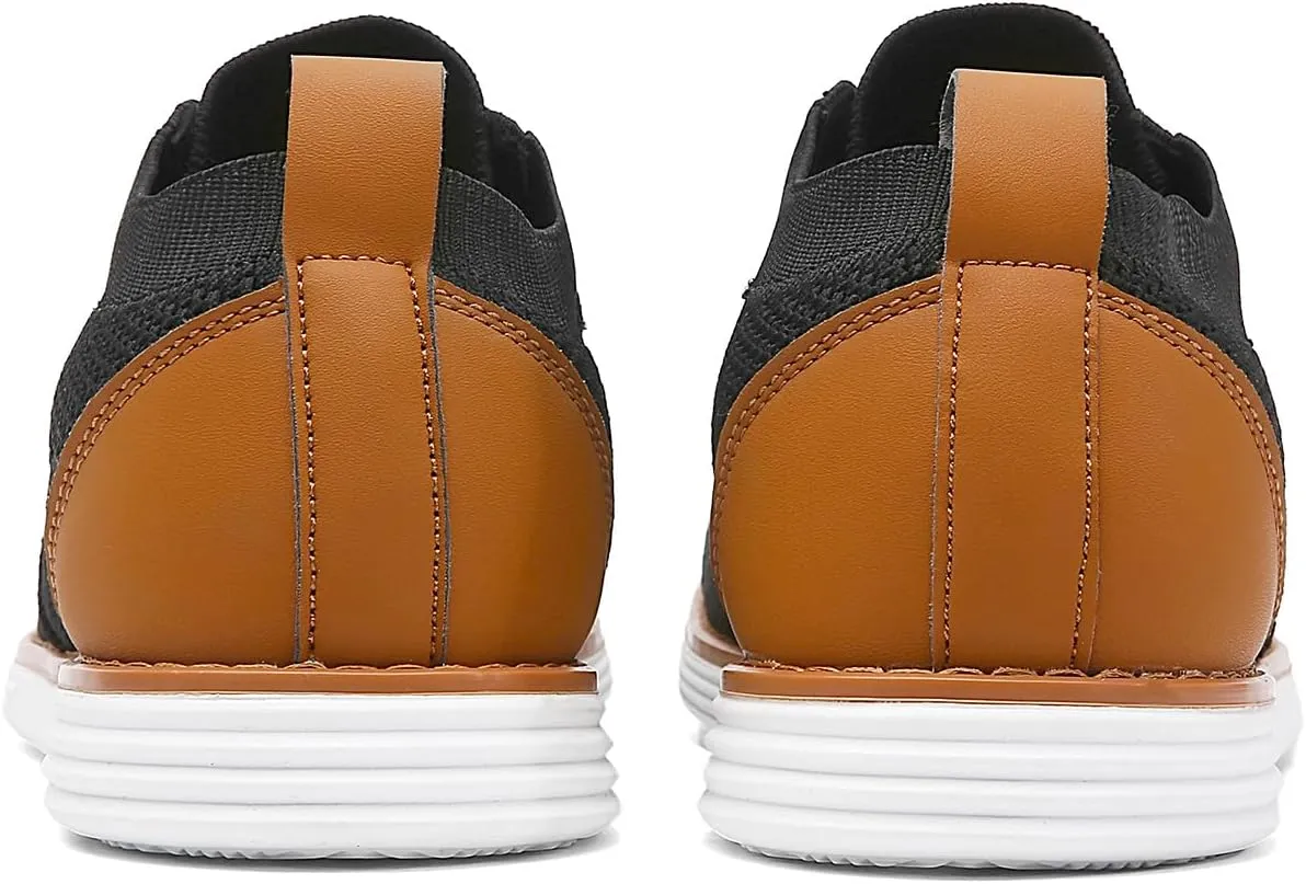 Men's Casual Shoes Comfortable Comfy Mesh Sneakers for Men Lightweight Dress Sneakers Fashion Walking Oxford