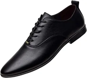 Men's Classic Formal Oxford Shoes Mens Shiny Patent Leather Dress Shoes Slip On Pointed Toe Derbys Classic Formal Business Shoes
