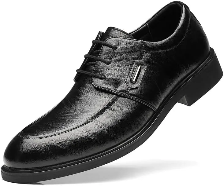 Men's Classic Patent Lace-up Formal Oxford Men Low Top Formal Business Dress Shoes
