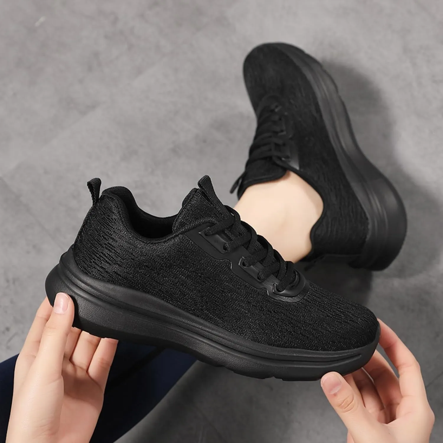 Men's Fashion Versatile Walking Shoes Breathable and Light Outdoor Comfy Walking Shoe Comfortable Stretch Shoes
