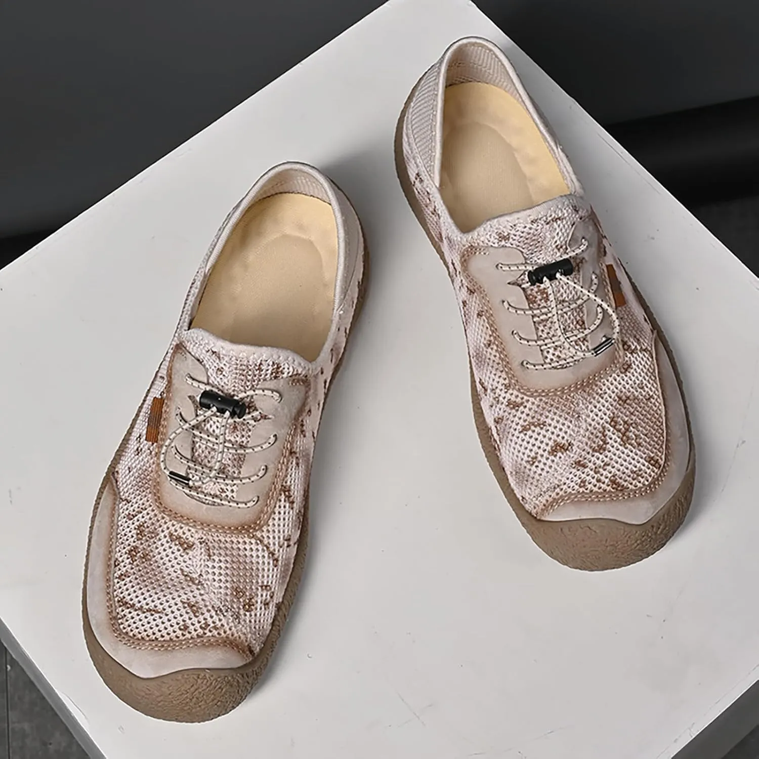 Men's Lightweight Mesh Casual Shoes, Quick-Dry Water Shoes, Breathable Outdoor Slip-Ons