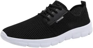 Men's Mesh Oxfords Sneakers Comfortable Breathable Lightweight Dress Shoes for Work Office Dress Outdoor