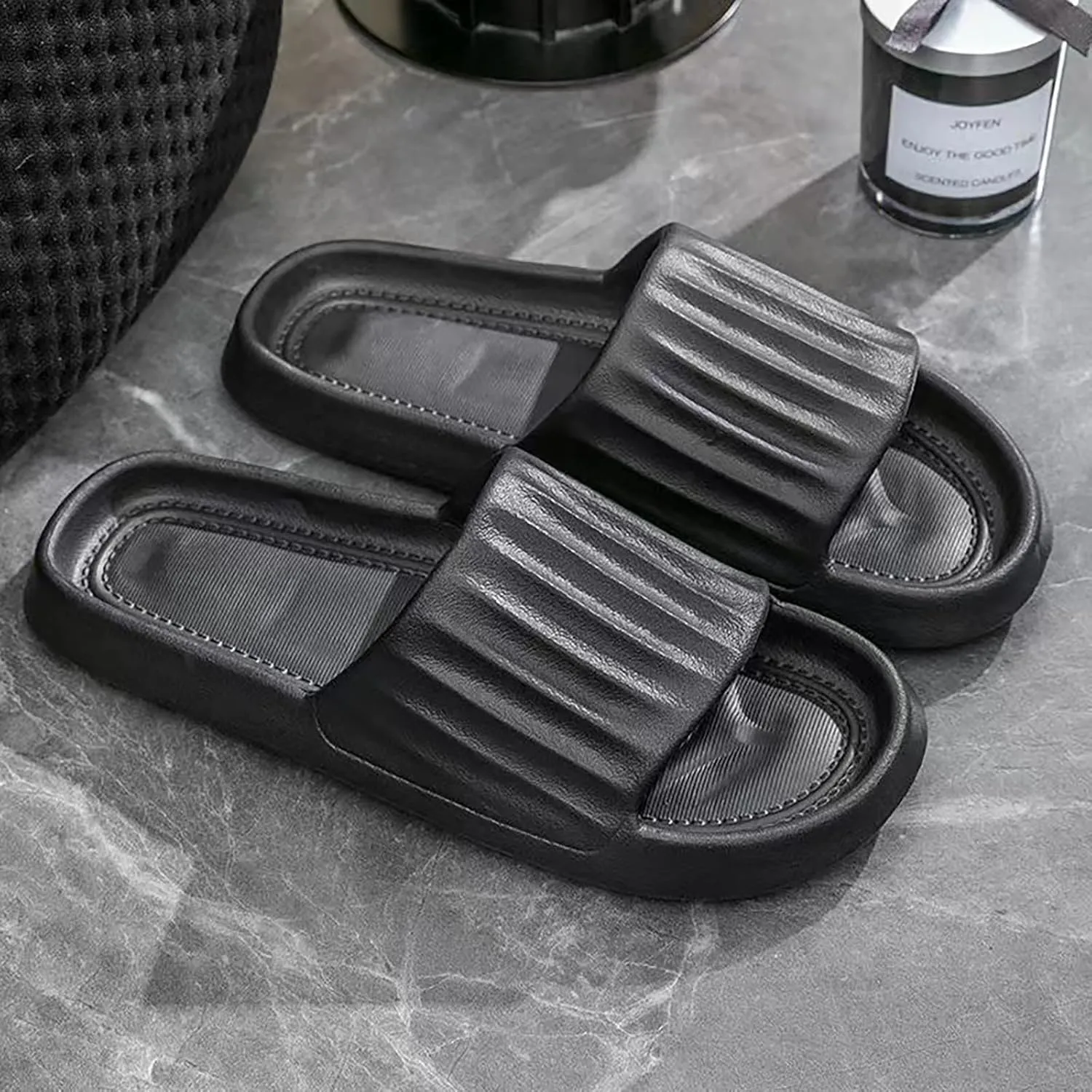 Mens Shower Shoes Shower Shoes Women Bathroom Slippers Men Slides for Women Bathroom Travel Lightweight Slippers