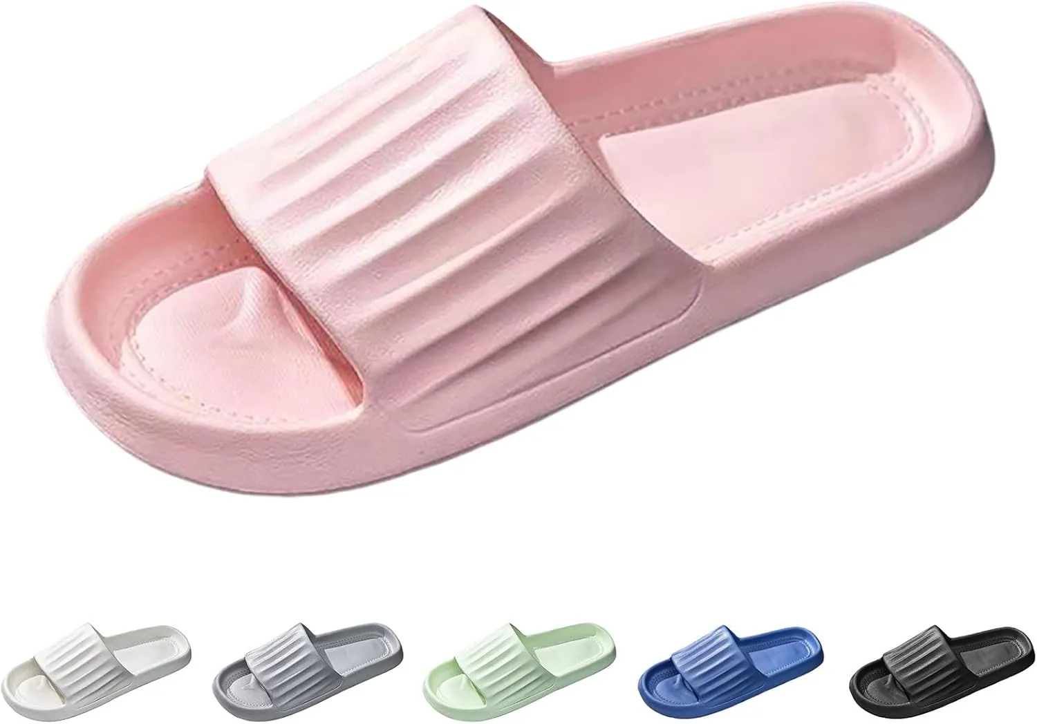 Mens Shower Shoes Shower Shoes Women Bathroom Slippers Men Slides for Women Bathroom Travel Lightweight Slippers