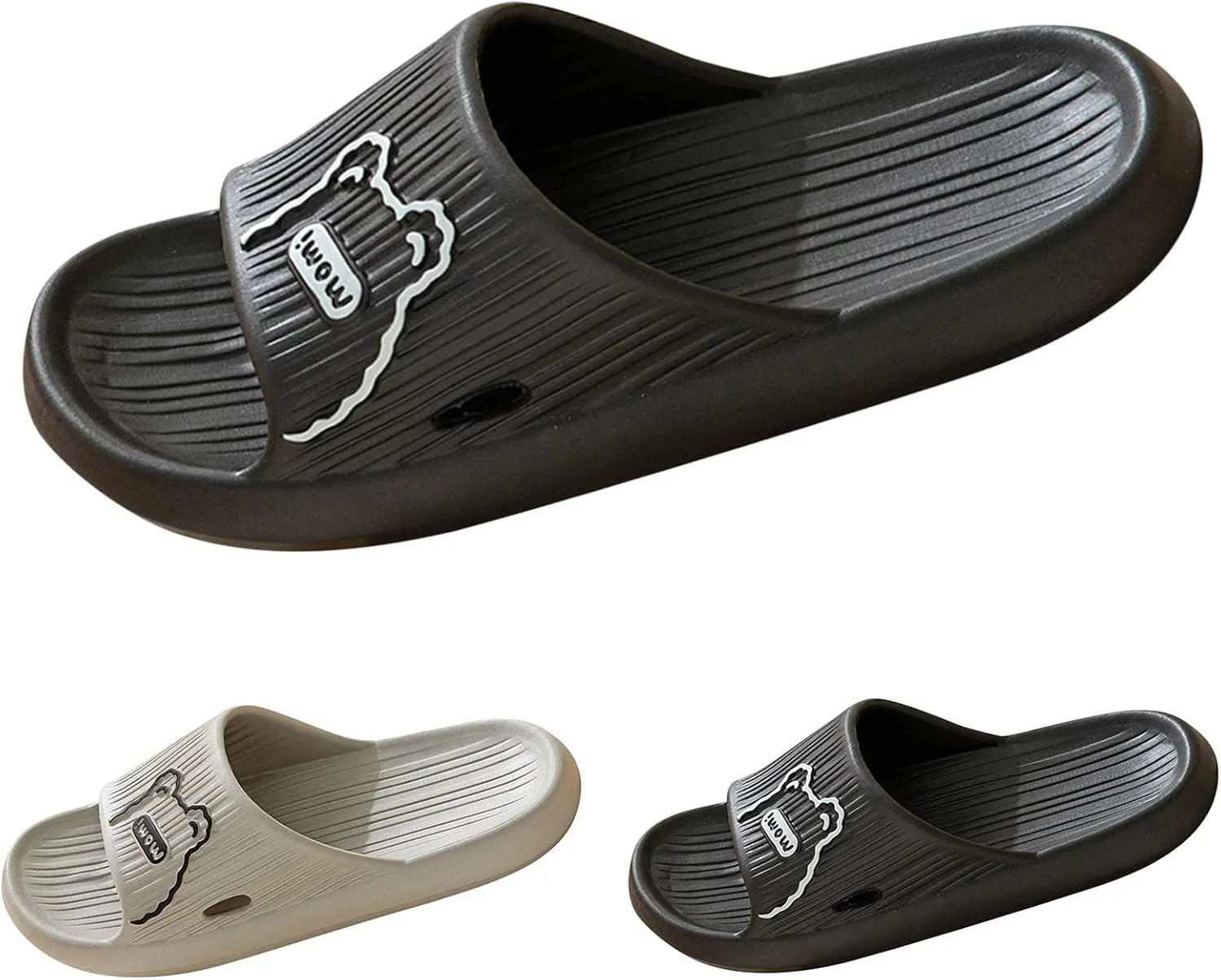 Mens Shower Shoes Womens Slides Cloud Slippers for Men Shower Shoes Women Ultimate Comfort Dorms Open Toe Slippers