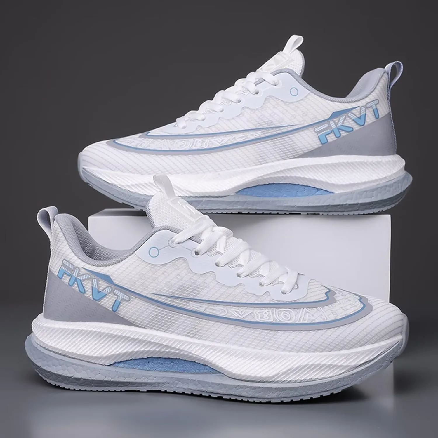 Men's Tennis Running Shoes Lightweight Non Slip Walking Shoes Shock Absorbing Cushioning Sneakers for Men Platform Shoe