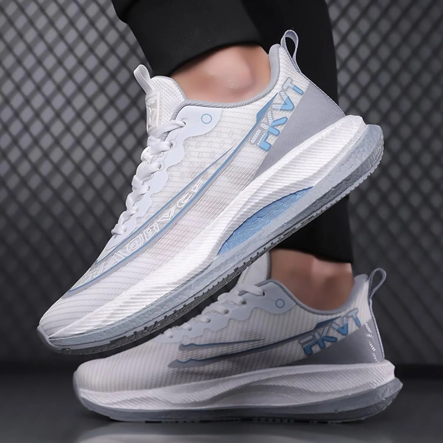Men's Tennis Running Shoes Lightweight Non Slip Walking Shoes Shock Absorbing Cushioning Sneakers for Men Platform Shoe