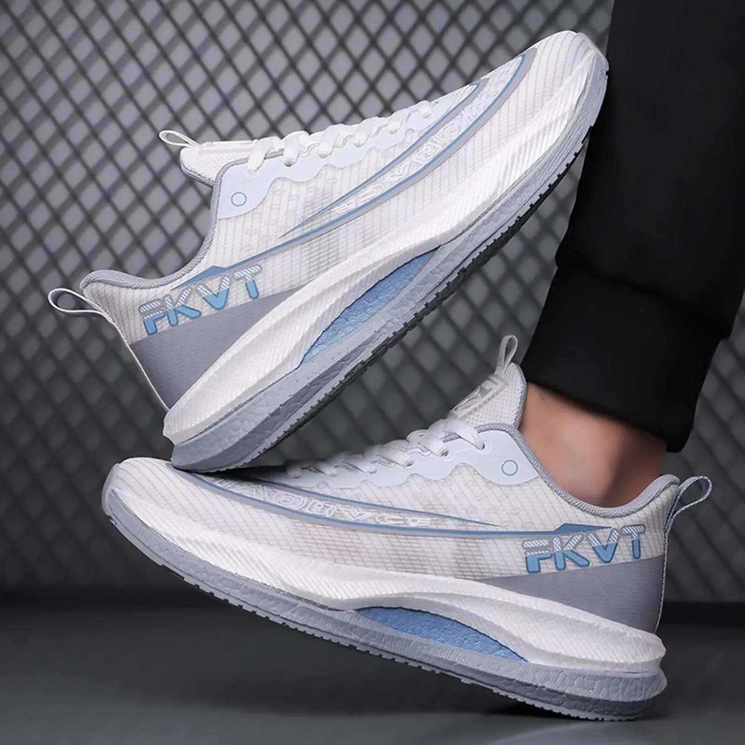 Men's Tennis Running Shoes Lightweight Non Slip Walking Shoes Shock Absorbing Cushioning Sneakers for Men Platform Shoe