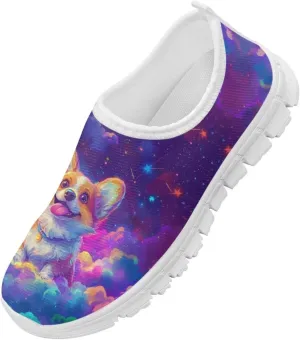 Novelty Boys Slip On Sneakers Moon Shoes Soft Comfy Kids Casual Shoes