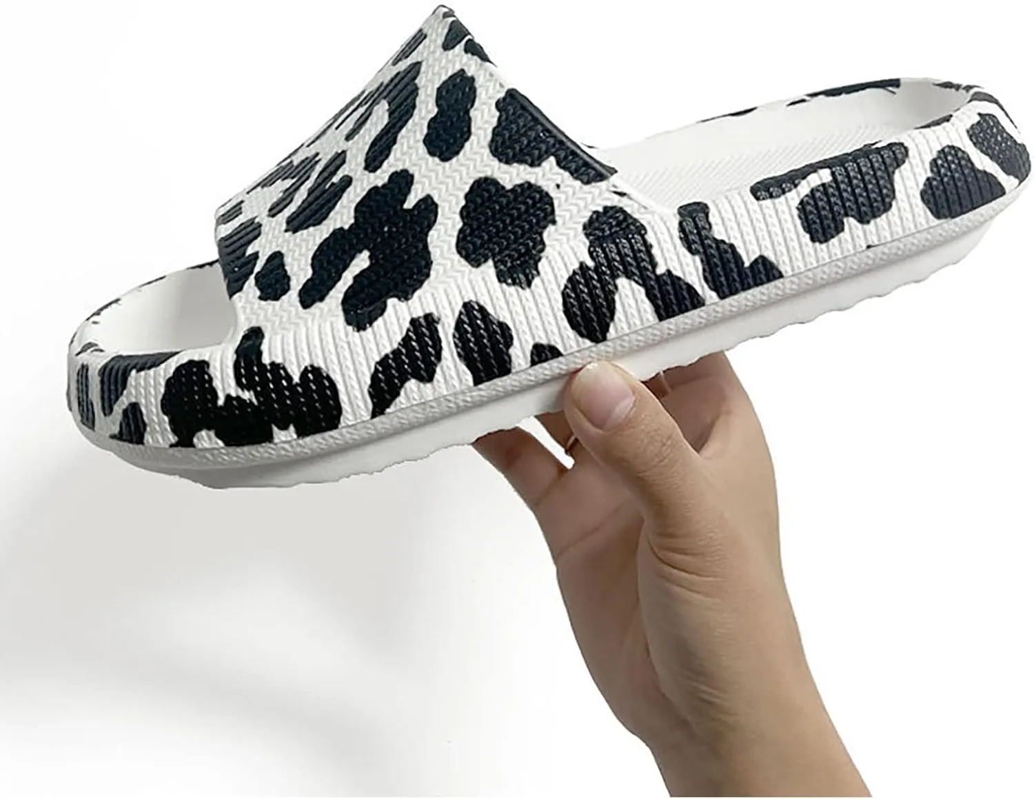 Pillow Slippers for Women Shower Shoes with Drainage Holes House Slippers Bathroom Slipper Slides for Women