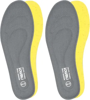 riemot 2 Pairs Memory Foam Insoles for Men Replacement Shoe Inserts for Work Boot,Sneaker,Comfort Cushion Shoe Insoles,Breathable Inner Soles Shock Absorbing for Foot Pain Relief Grey US10/ EU43