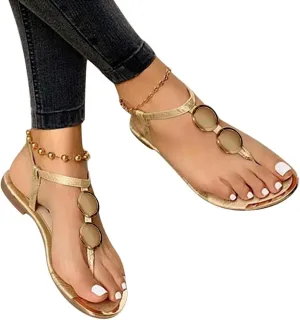 Sandals for Women Orthotic Arch Support Lightweight Yoga Mat Thong Flat Soft Bottom Flip Flops Cushion Clip T-Strap Non-Slip