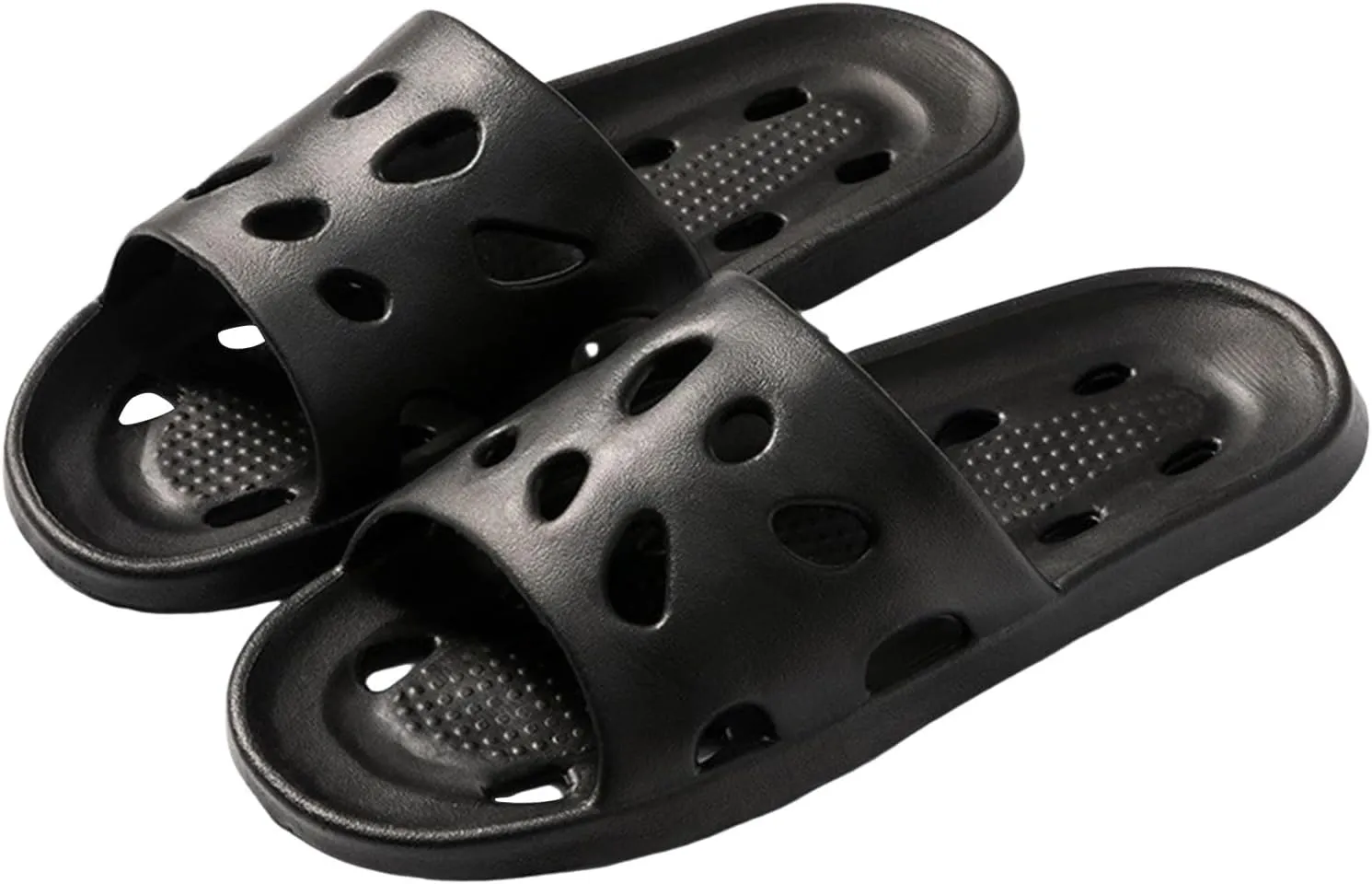Shower Sandals Non-Slip House Slippers Indoor Outdoor Shower Sandals House Shoes with Low Arch Support