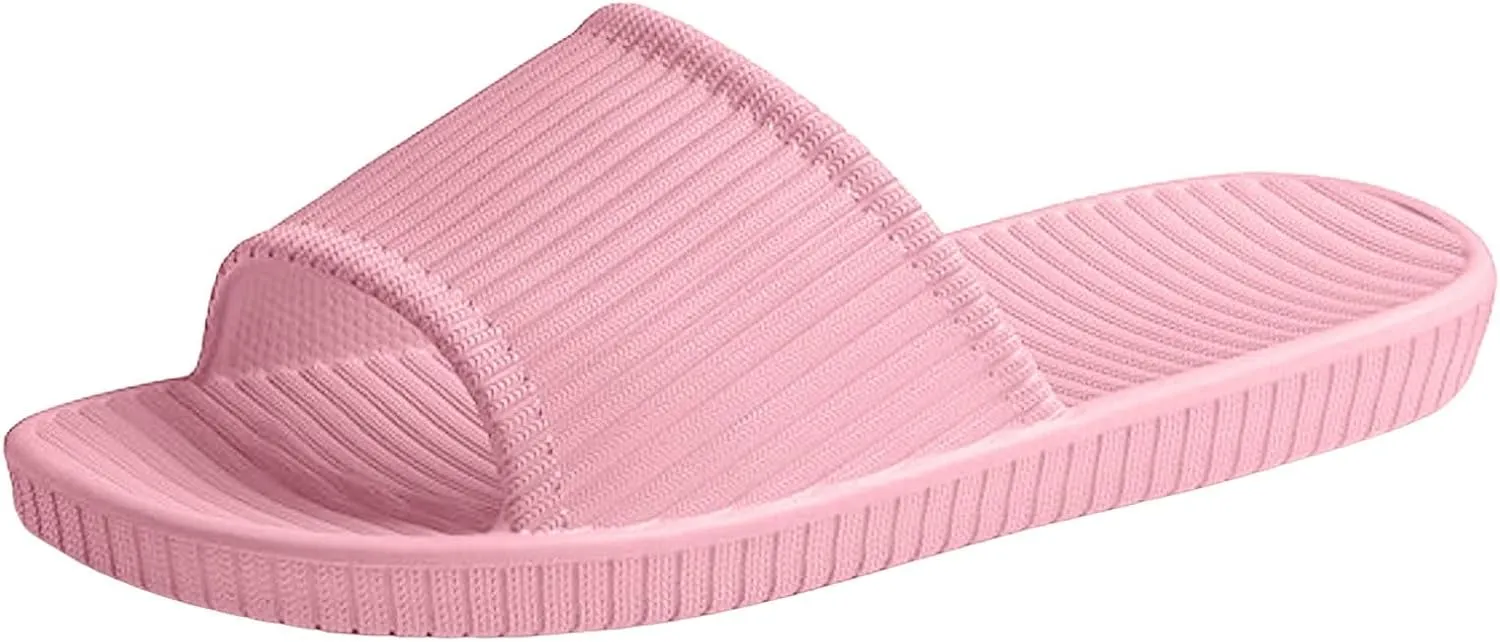 Shower Sandals Quick Drying Non-Slip Slippers Non Slip Summer Bathroom Indoor House Slippers with Drain Holes