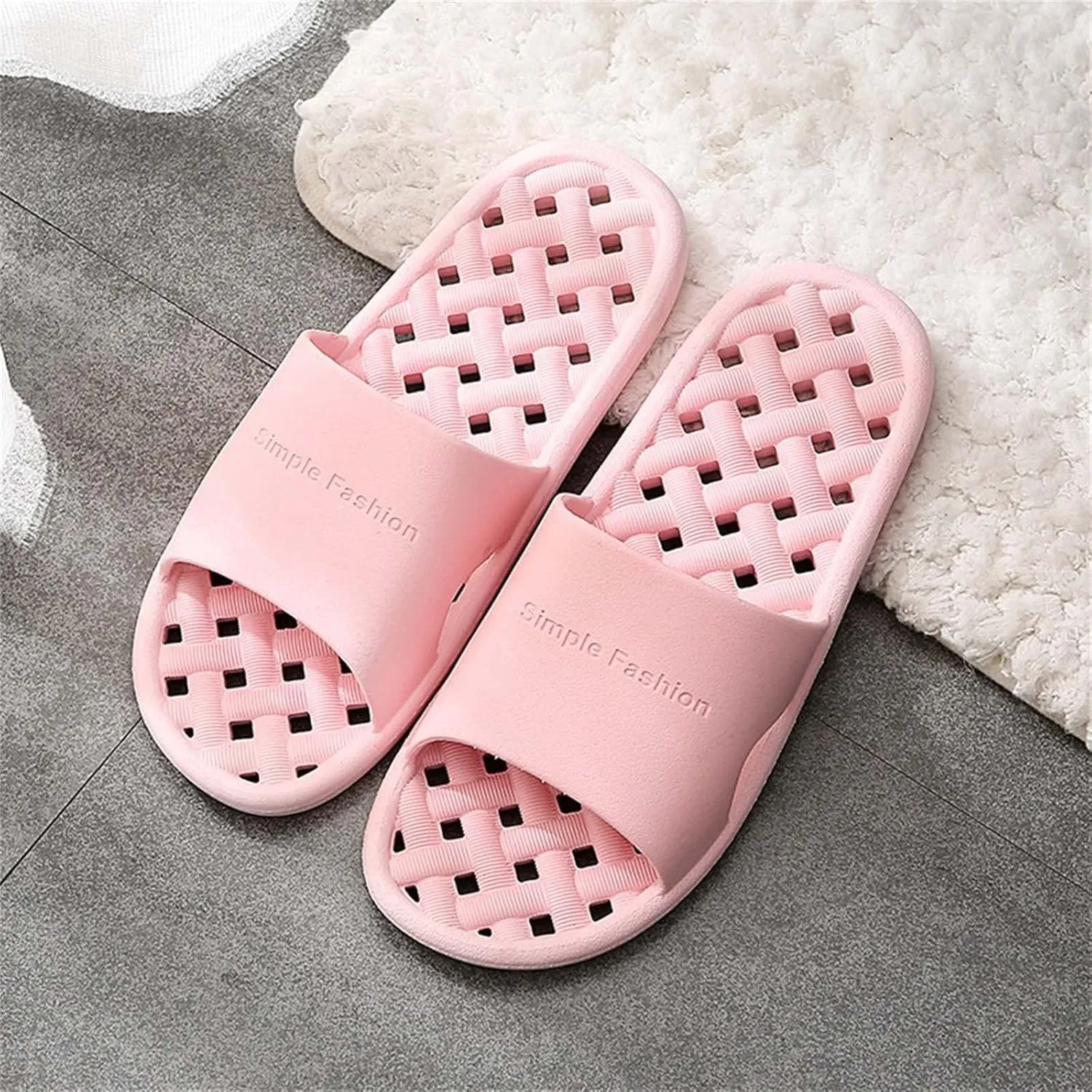 Shower Sandals Ultra Comfort Non-Slip Shower Sandals Indoor and Outdoor Cushioned Thick Sole for Indoor and Outdoor