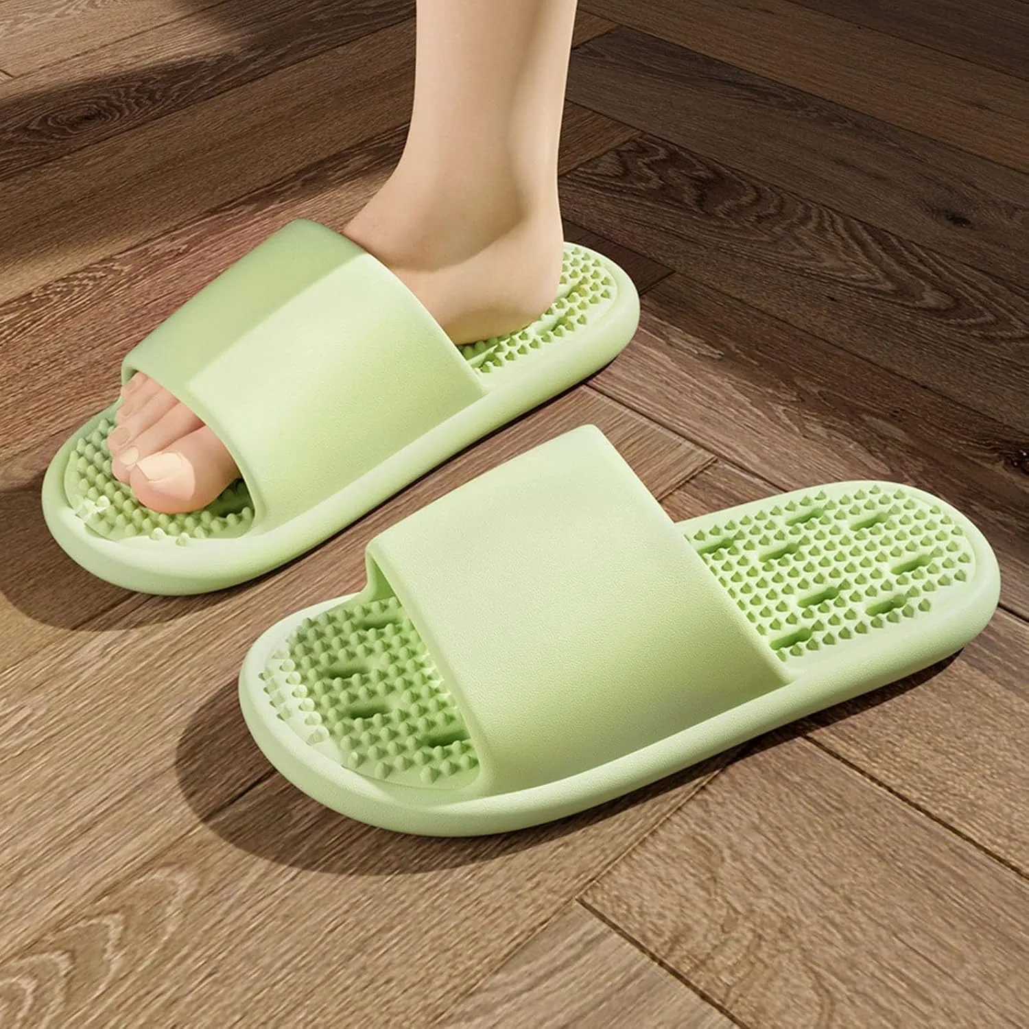 Shower Shoes Men's Athletic Outdoor Sandals Slides Ultra Comfort Non-Slip Shower Sandals Indoor and Outdoor