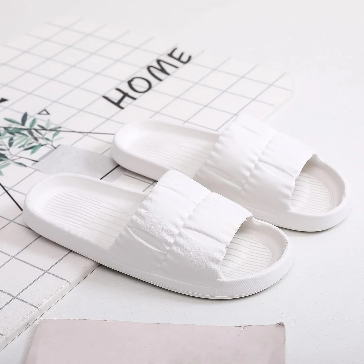 Shower Shoes Non Slip Quick Drying Bathroom Slippers for Women Men Eva Anti-Slip Indoor & Outdoor Kids Slippers