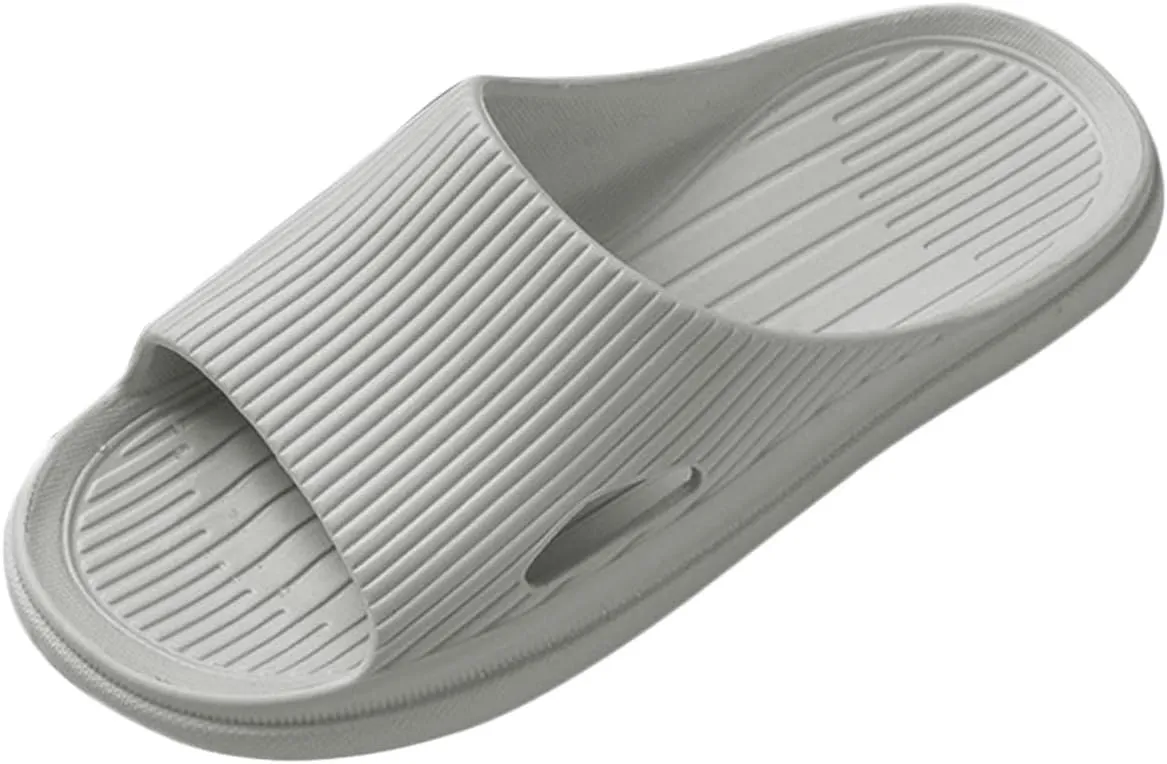 Shower Slippers Shower Shoes for Living Room Pool Beach Spa Public Showers Pillow Slippers for Women and Men