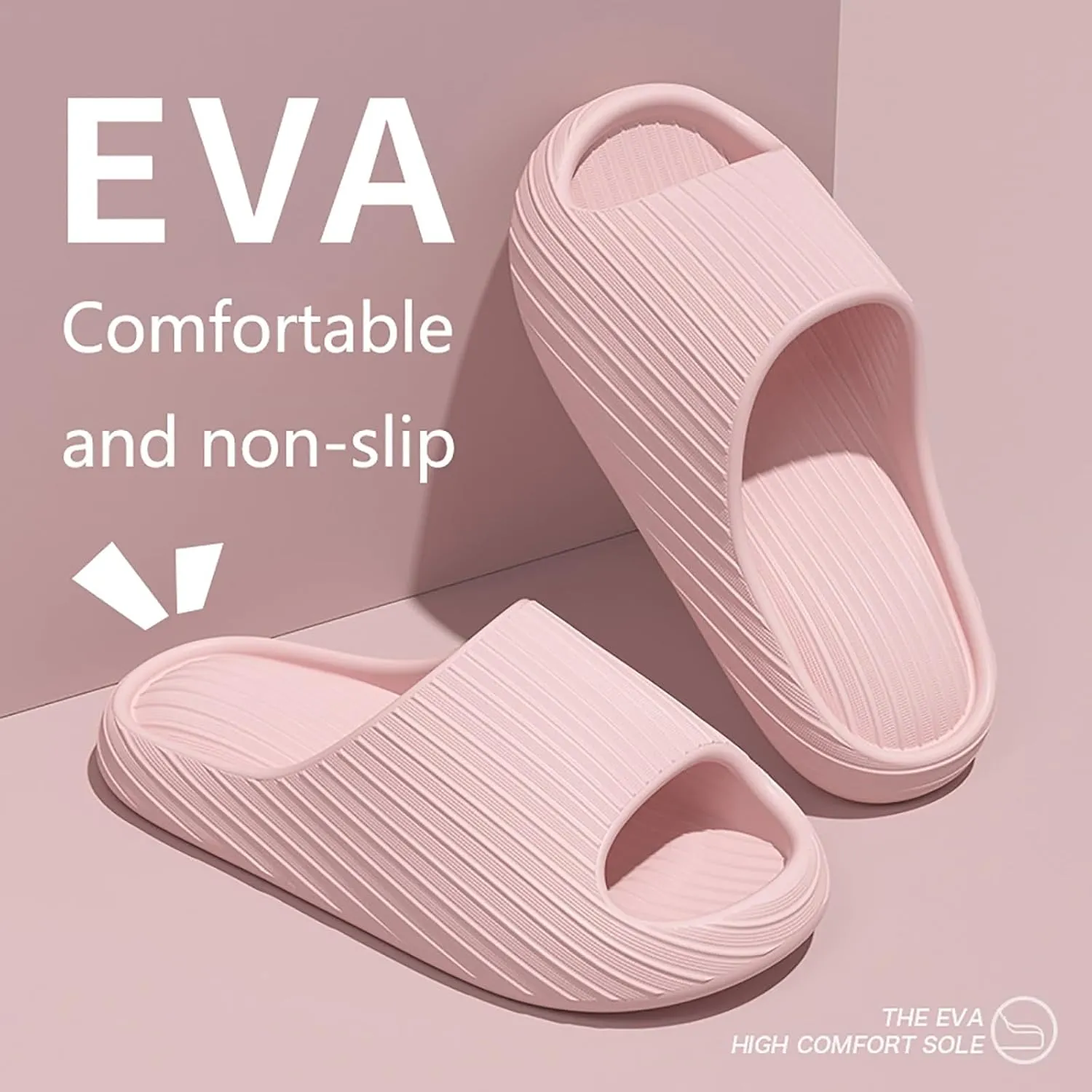 Shower Slippers with Drainage Hole Water Shoe for Beach, Showers Eva Anti-Slip Indoor & Outdoor Kids Slippers