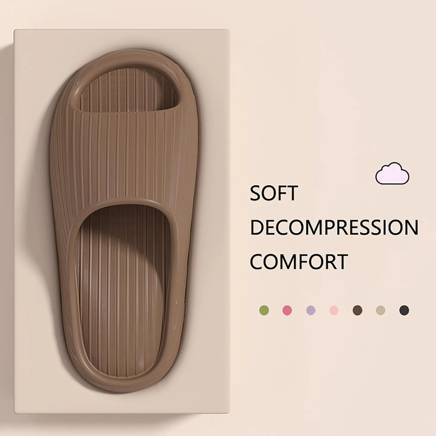 Shower Slippers with Drainage Hole Water Shoe for Beach, Showers Eva Anti-Slip Indoor & Outdoor Kids Slippers