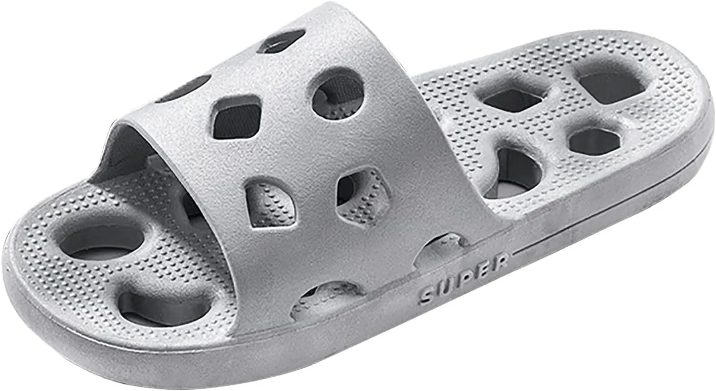 Slides for Men Shower Shoes Women Cloud Slippers for Men Slides Women Soft Sole Living Room Spa Slippers