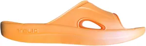 TELIC Unisex Recharge Slides - Pillow-Soft, Arch Supporting, Lightweight, Waterproof, Shock-Absorbing - Perfect for Beach, Pool & Everyday Wear