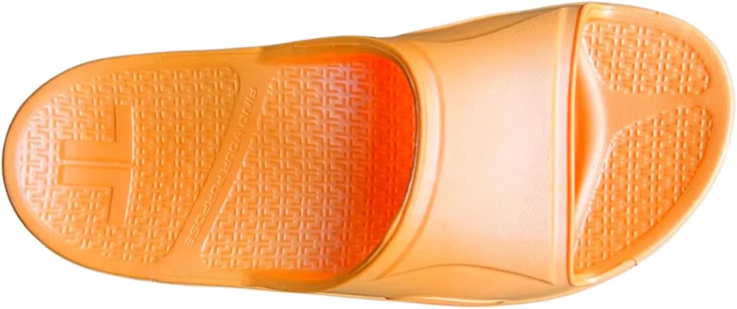 TELIC Unisex Recharge Slides - Pillow-Soft, Arch Supporting, Lightweight, Waterproof, Shock-Absorbing - Perfect for Beach, Pool & Everyday Wear