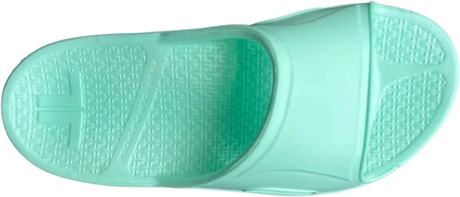 TELIC Unisex Recharge Slides - Pillow-Soft, Arch Supporting, Lightweight, Waterproof, Shock-Absorbing - Perfect for Beach, Pool & Everyday Wear