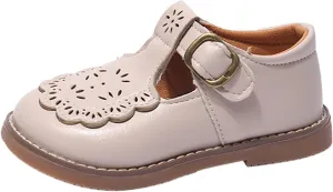 Toddler Girls School Dress Shoes Flower Girl Mary Jane Shoes Uniform School Oxford Flats for Girl Party Wedding Shoes