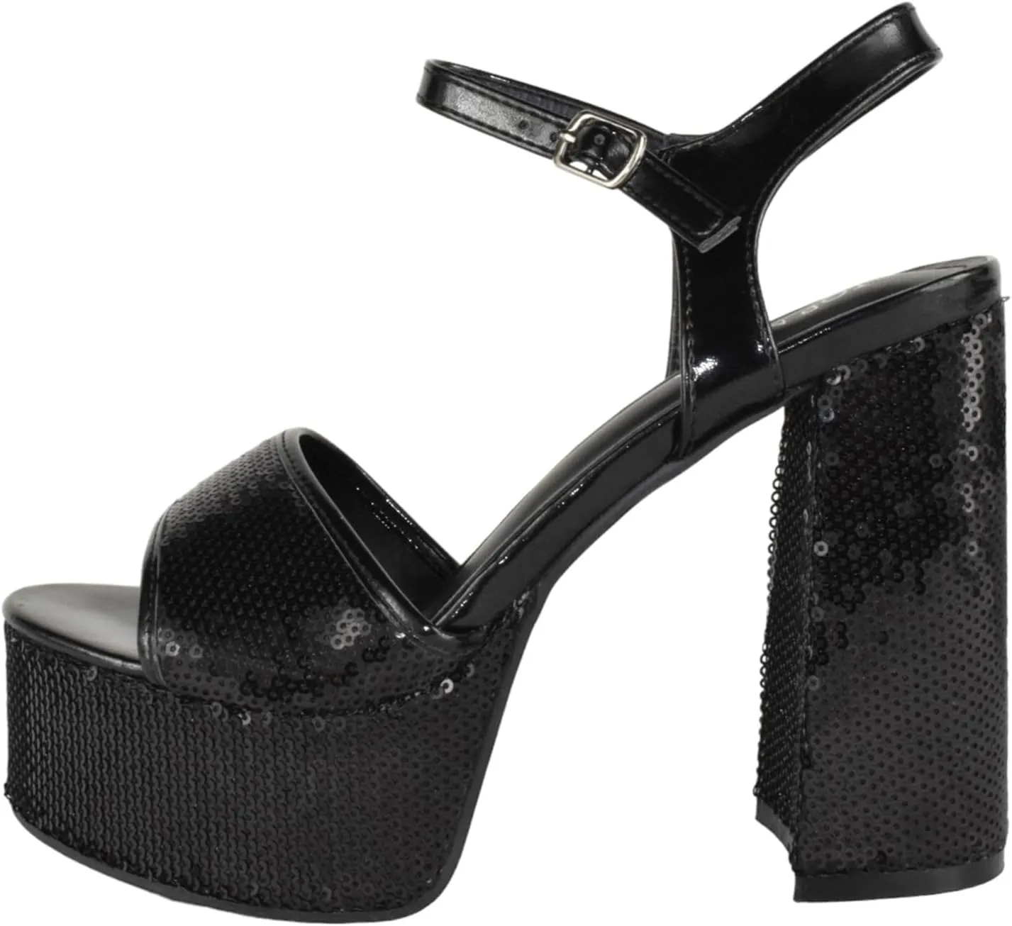TOP Moda Women Block Chunky Thick High Heels Sandals Open Toe Platform Ankle Strap Strappy Jasmine-1