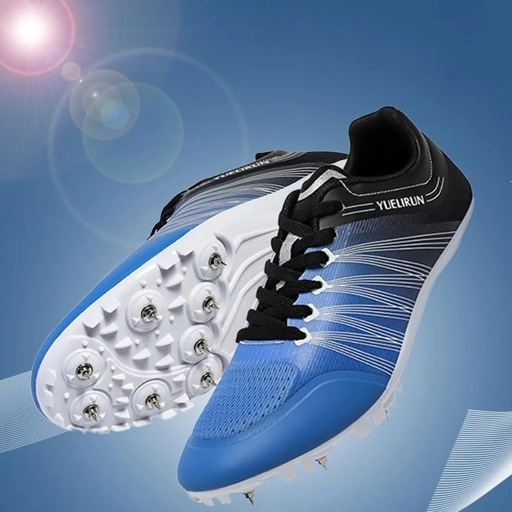 Track & Field Spikes Shoes Men Racing Jumping Sprint Sneakers for Women Youth Boy Girl Professional Running Training Shoes Breathable Lightweight Spikes 8/7 Nails Athletics Shoes,Sprint Speed,35-45 EU