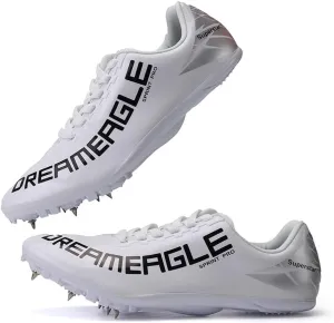 Track Spike Running Sprint Shoes Breathable Mesh Professional Racing Running Sneakers Track and Field Running Spike Shoe for Mens Womens