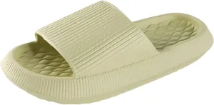 Travel Slippers for Women Indoor Slides Bathroom Sandals Breathable Slides Sandals Pillow Slippers for Women