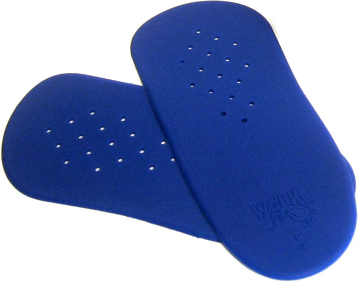 WalkFit® Platinum Shock Absorbing Pain Relief Gel Cushions Designed to fit Over WalkFit® Orthotic Insoles (Men 8-8.5 / Women 9-9.5) Blue