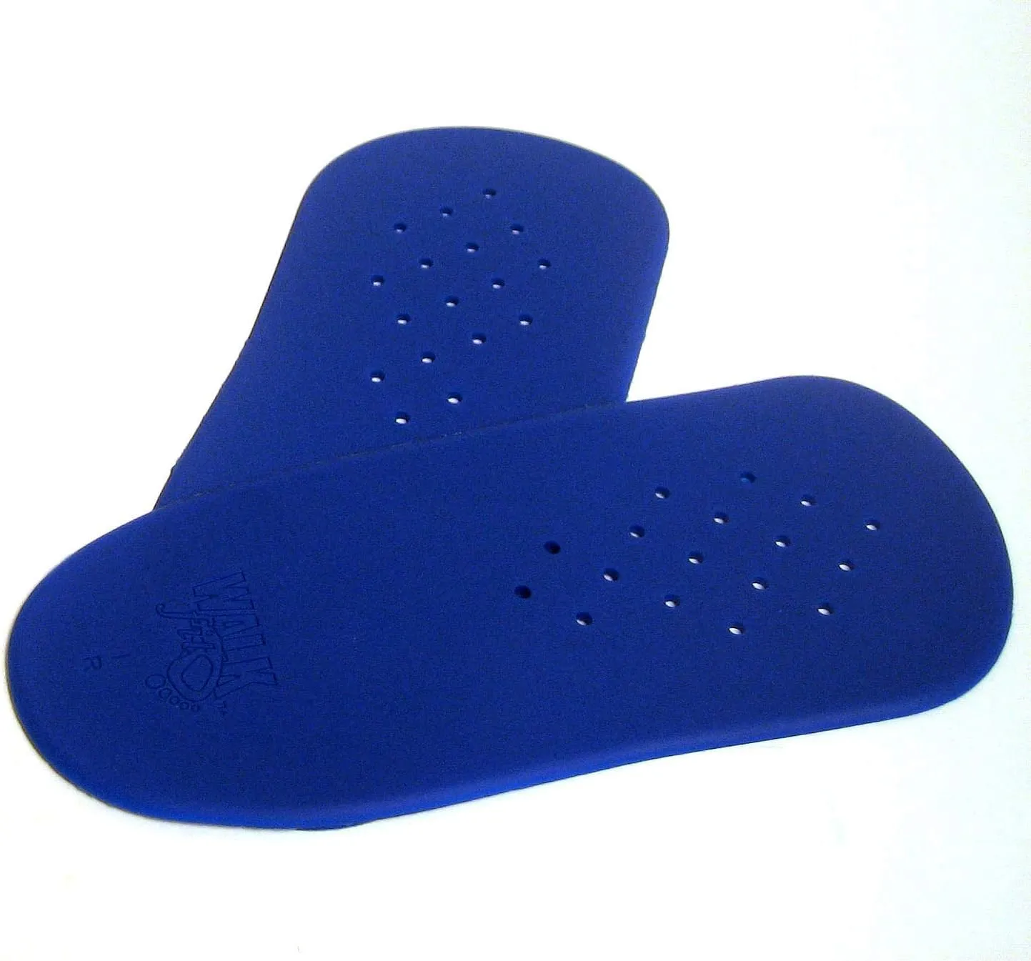 WalkFit® Platinum Shock Absorbing Pain Relief Gel Cushions Designed to fit Over WalkFit® Orthotic Insoles (Men 8-8.5 / Women 9-9.5) Blue