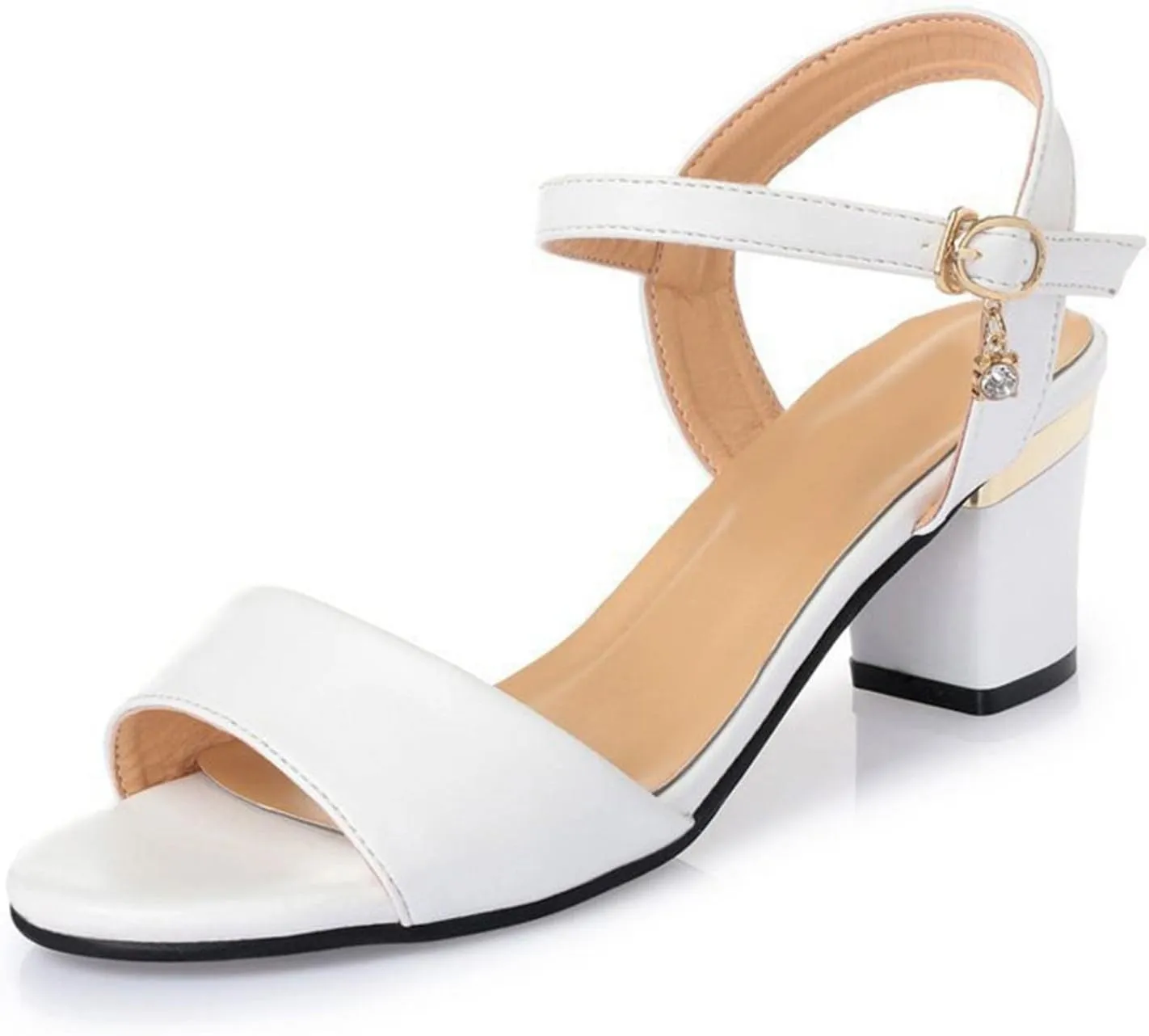 Wedge Sandal for Women Ankle Strap Flatform Arch Support Fish Mouth Toe Retro Platform Shoes Waterproof Lightweight Slip on