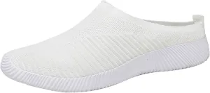Women's Backless Slip on Mesh Sneakers Shoes Mens Casual Shoes Arch Support Women's Casual Shoes Women Shoes Sneakers White Tennis Shoe Trainers Shoe