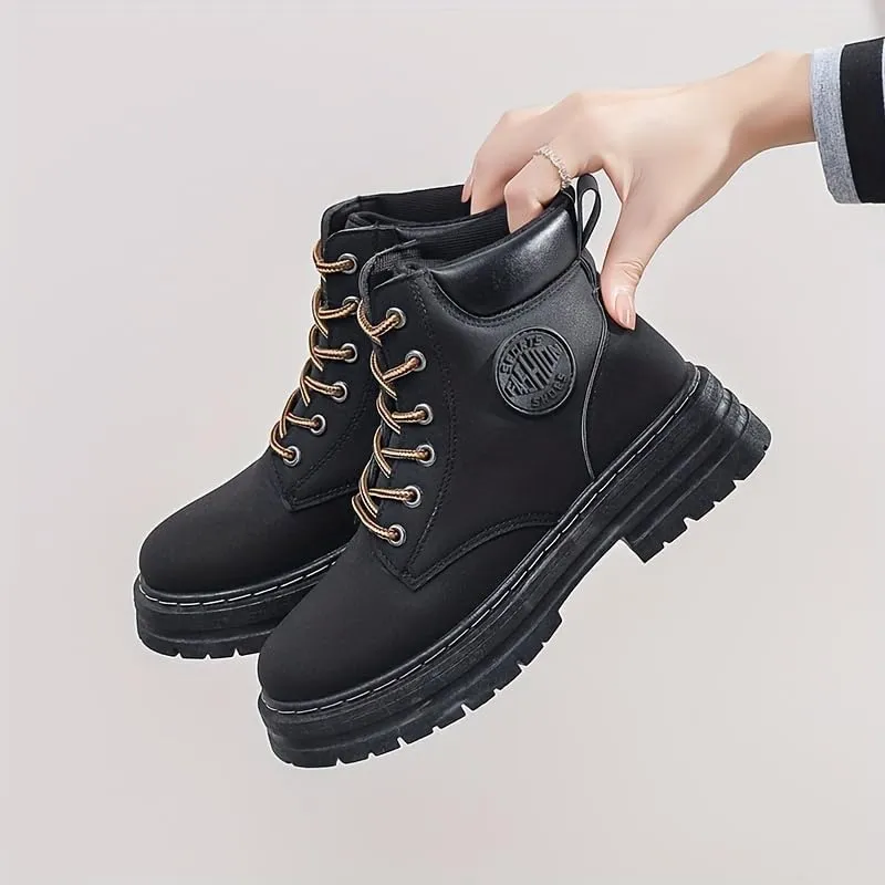 Women's Hiking Work Waterproof Boots Winter Snow Comfort Camping Casual Shoes Outdoor Fashion Sneakers