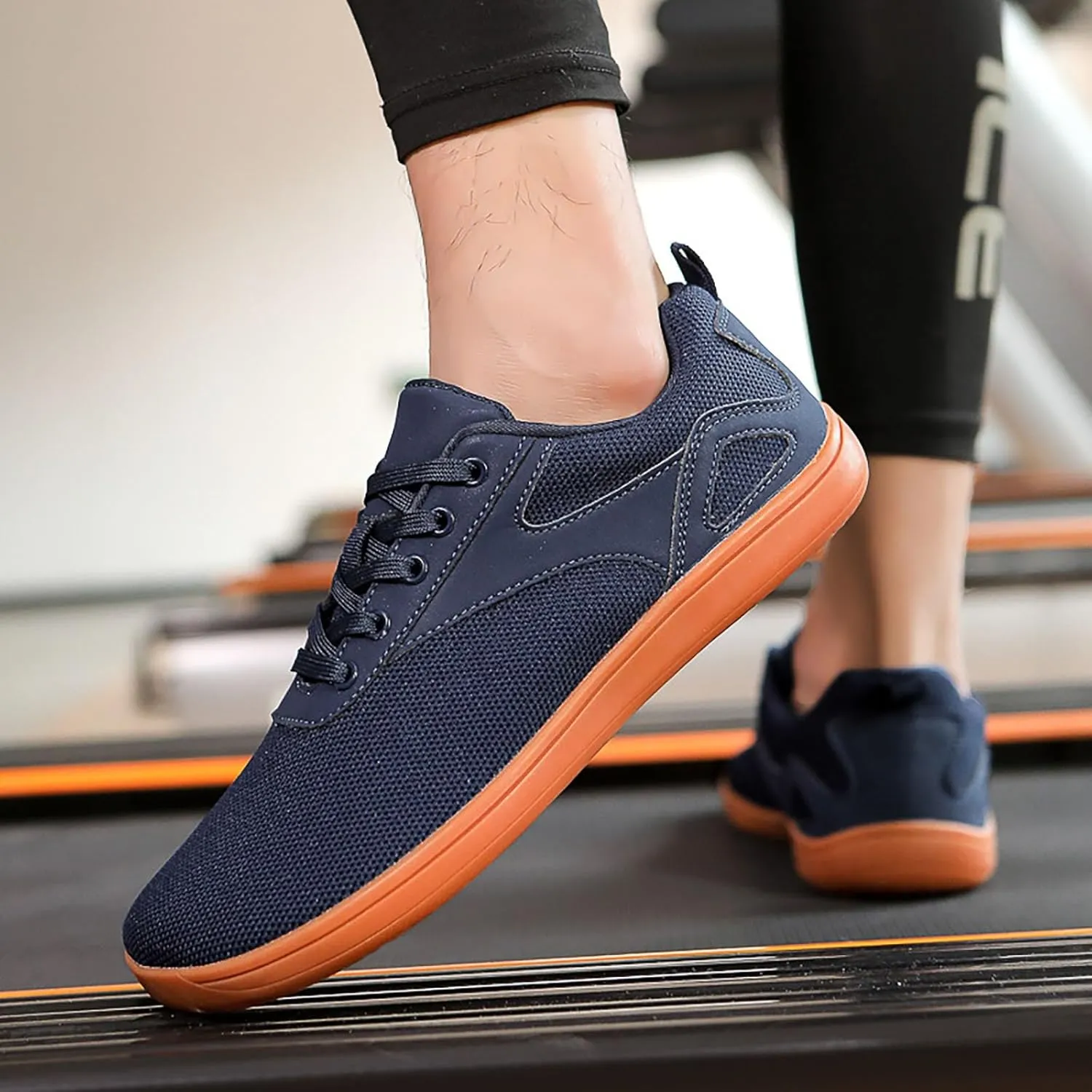 Womens Lace Up Shoes Breathable Flat Trainer Running Walking Sneakers Ladies Gym Trainer Fitness Jogging